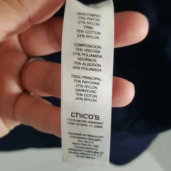 {Chico's} Francesca Lacey Jacket - Small - Picture 14 of 15